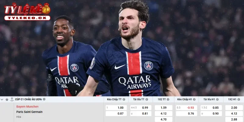 Soi kèo Bayern Munich vs PSG (02h00 ngày 07/05) Champions League 3 Chi tiết kèo Bayern Munich vs PSG